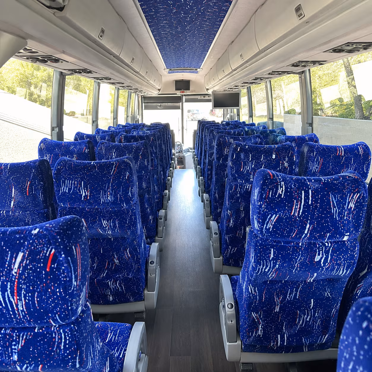 vancouver charter bus interior